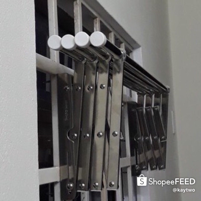 Bộ giá đỡ giàn phơi quần áo thông minh inox 201 và 304