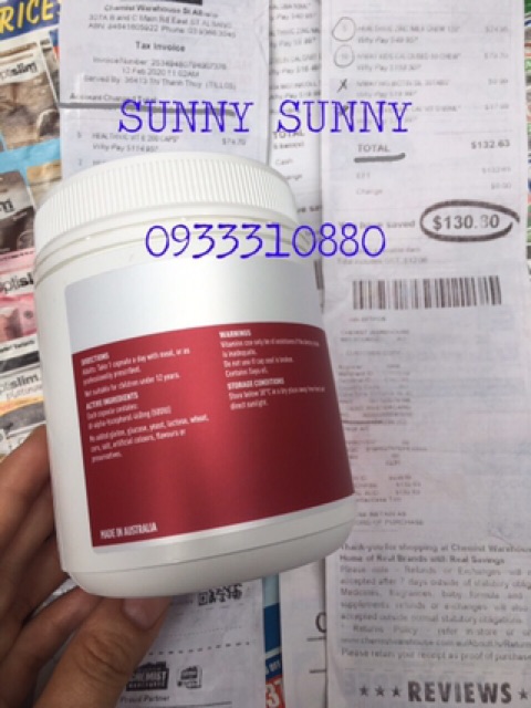 Viên uống Vitamin E 500IU Healthy Care 200 viên. | BigBuy360 - bigbuy360.vn