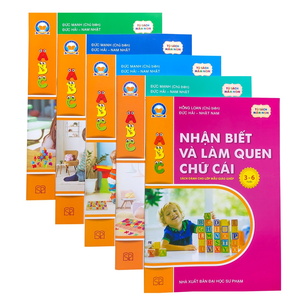 Sách nhận biết và làm quen chữ cái - sách mầm non cho trẻ 3 - 6 tuổi