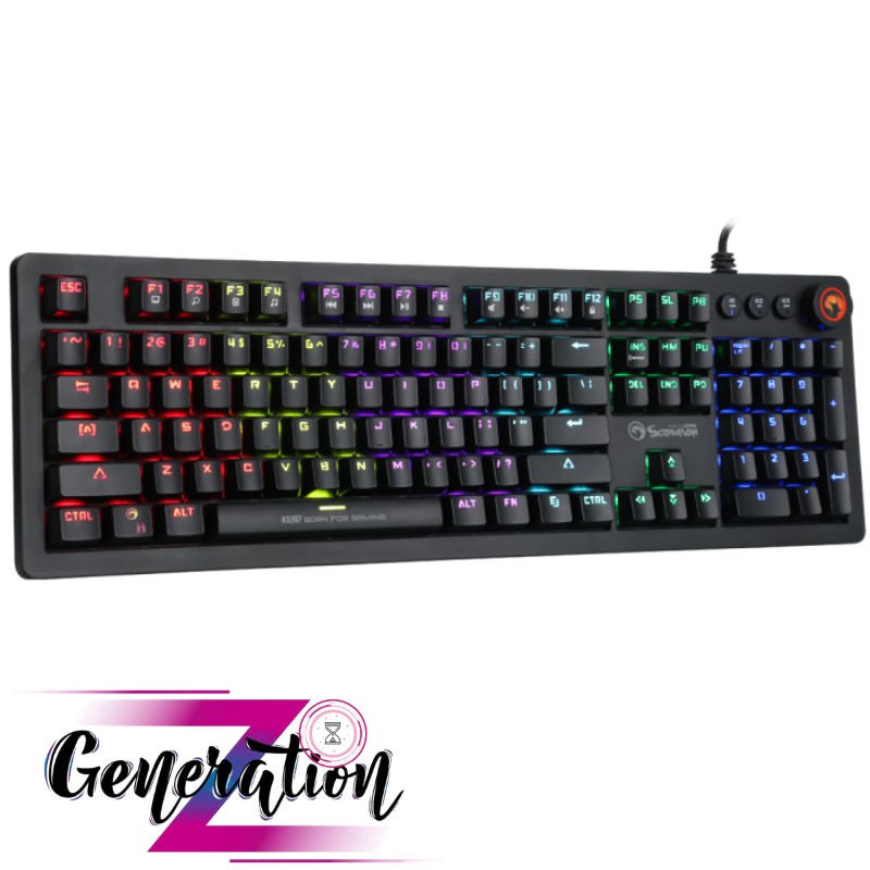 Bàn phím cơ blue switch Marvo KG917 - KEYBOARD MARVO KG917