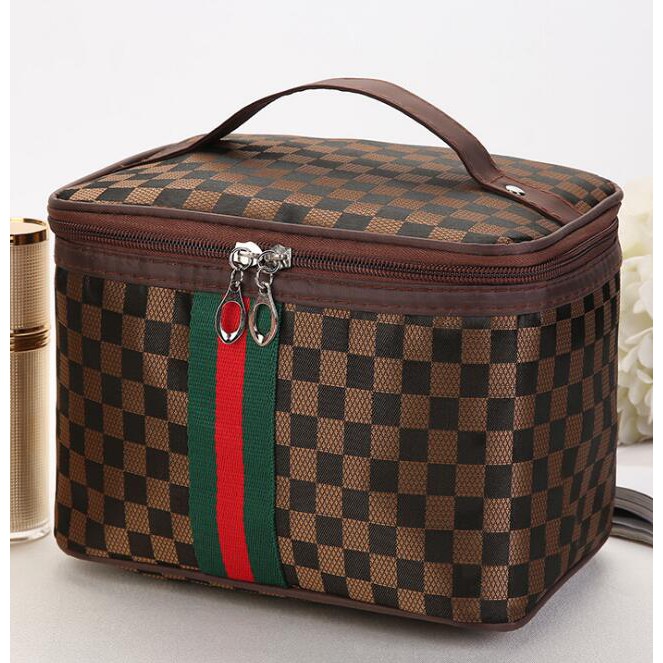 Túi đựng đồ trang điểm in họa tiết tiện dụng Zdh301