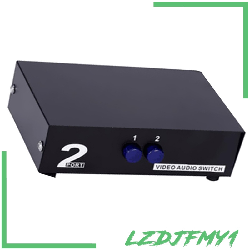 [giá giới hạn] 2 in 1 Out 2 Way Composite AV Switcher 3 RCA Video L/R Audio Switch Box