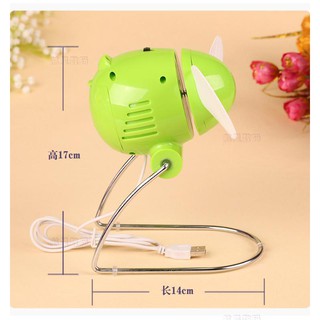 Quạt chuột 2 cánh để bàn lớn quạt cóc hw 988