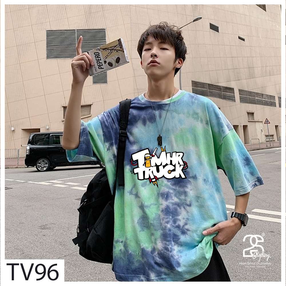 Áo Thun Cổ Tròn Nam Nữ Tay Ngắn Phong Cách Hàn Quốc 2s Clothing Áo Phông Form Rộng Đen Giấu Quần Giá Rẻ In Chữ TV96 | BigBuy360 - bigbuy360.vn