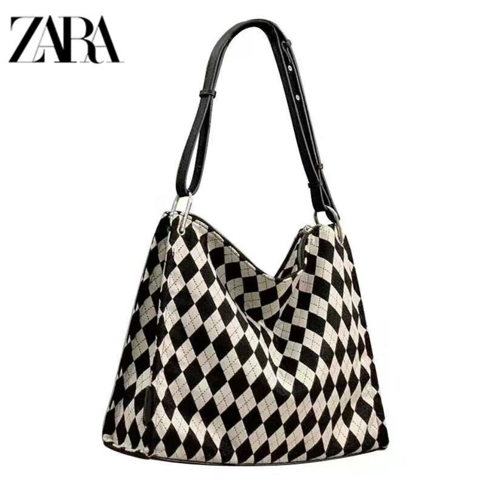 Zara Túi tote Đeo Vai Sức Chứa Lớn Thời Trang Năm Mới 2022 Chất Lượng Cao Cho Nữ