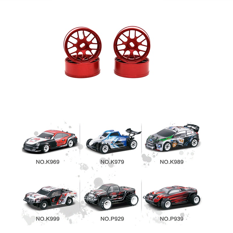 Vành Bánh Xe Kim Loại Dành Cho Xe Wltoys 284131 Xe Hơi Điều Khiển Từ Xa K969 K989 K999 P929 Mini-Z Mini-Q Mini-D Tỉ Lệ 1 / 28
