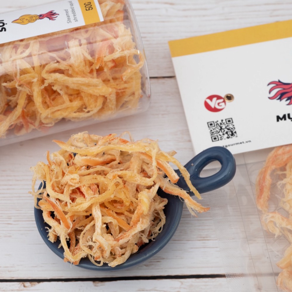 [VN xuất khẩu] Mực hấp nguyên vị xé sợi ăn liền dai ngon không bột đặc sản miền trung ăn vặt an toàn cho sức khoẻ | BigBuy360 - bigbuy360.vn