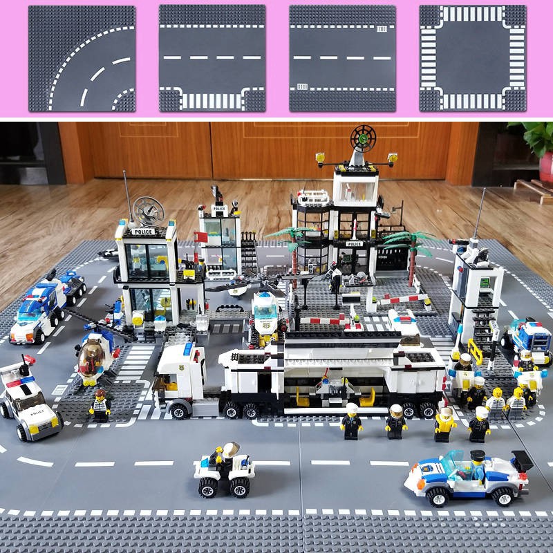 Đồ Chơi Lắp Ráp Lego Kiểu Đường Đi Trong Thành Phố Dành Cho Bé lego minecraft