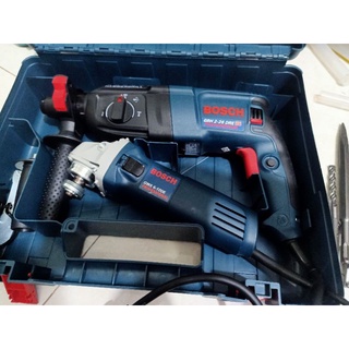 Bộ Combo Máy khoan bê tông Bosch và Máy cắt cầm tay Bosch lõi đồng100%