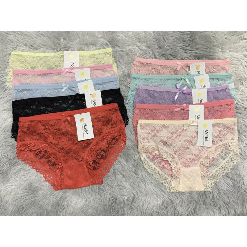 Quần lót ren nữ xuyên thấu sexy Chun, quần chíp ren gợi cảm chất mềm đẹp đáy kháng khuẩn. | BigBuy360 - bigbuy360.vn
