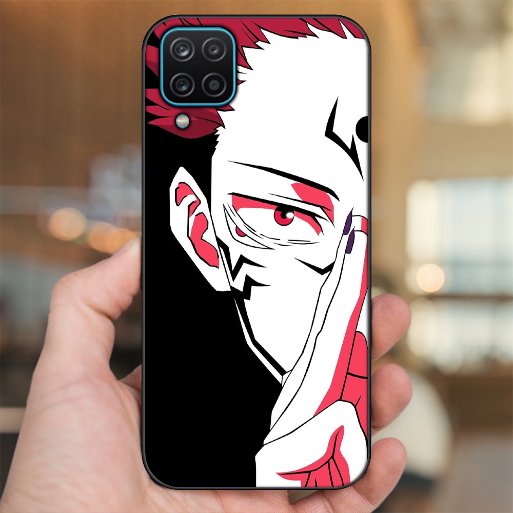 Ốp lưng Samsung A12 5G, M12 viền đen in hình Yuji Jujutsu Kaisen