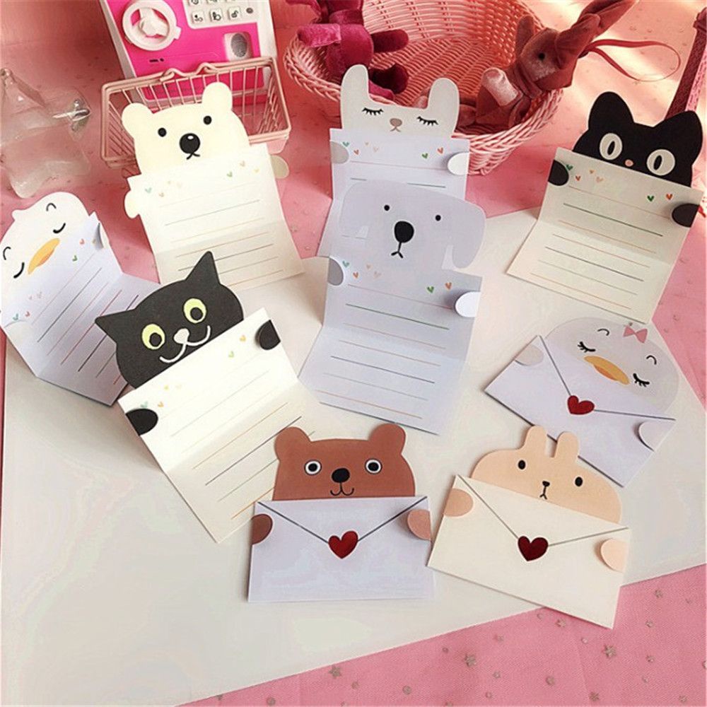 Thiệp Chúc Mừng Năm Mới / Sinh Nhật / Giáng Sinh Hình Động Vật Hoạt Hình Diy