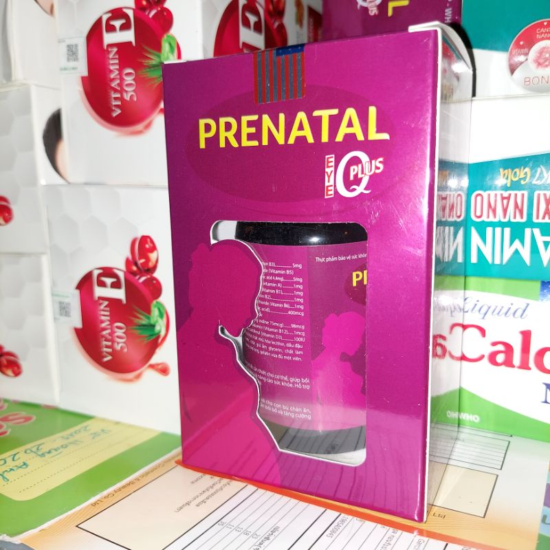Vitamin Cho Mẹ Bầu Prenatal IQ- Hộp 30 viên bổ sung vitamin và dưỡng chất cần thiết cho mẹ và bé