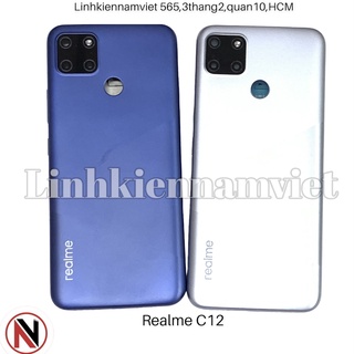 Vỏ bộ Oppo Realme C12 full nút , khay sim