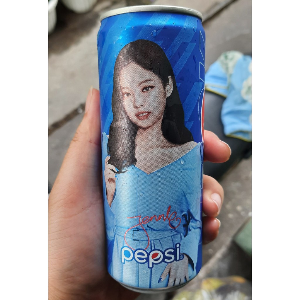 [PEPSI x BLACKPINK] 1 lon Pepsi Rosé/Jennie/Jisoo/Lisa có chữ ký