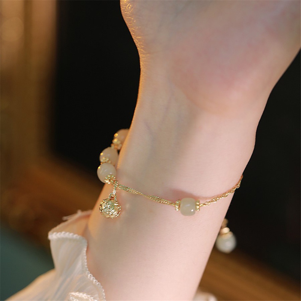 Vòng Đeo Tay Gắn Chuông Phong Cách Hàn Quốc Dành Cho Nữ