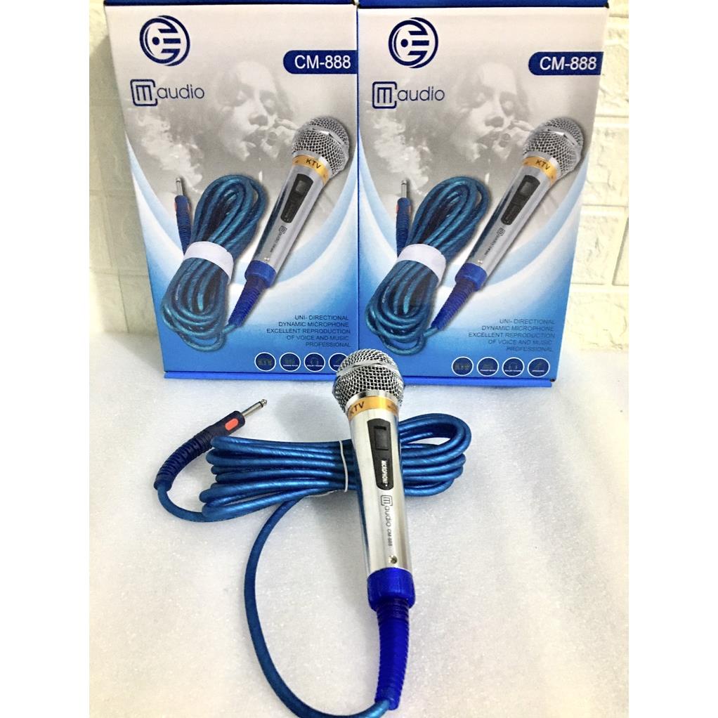 Micro SHUNI SN 688 Hút Giọng,Hát Nhẹ,Giọng Mềm,Chống Rú Tốt.Dây Dài Chống Xoắn Đứt.Thép Ko Gỉ