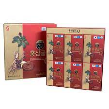 (Date 4/2025) Nước Hồng Sâm Linh Chi Nhung Hươu Q Gold Hàn Quốc Hộp 30 gói x 50 ml