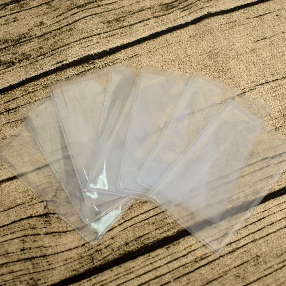 Ngăn đựng thẻ, trong suốt, chất liệu PVC