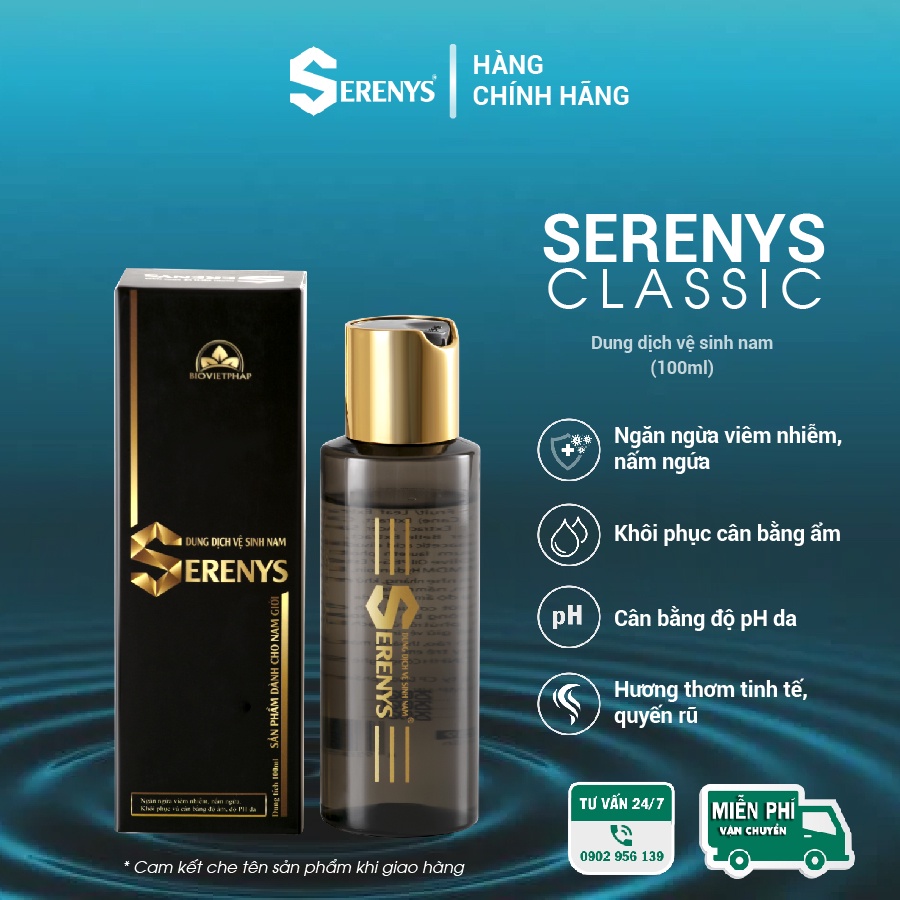 Dung dịch vệ sinh nam SERENYS 100ml