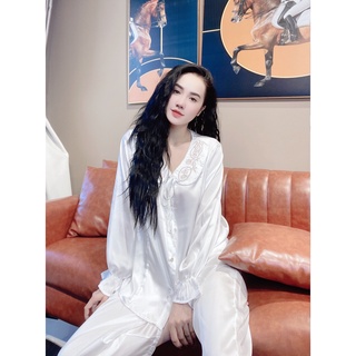ĐỒ BỘ PYJAMA NỮ LỤA LATIN HÀNG THIẾT KẾ