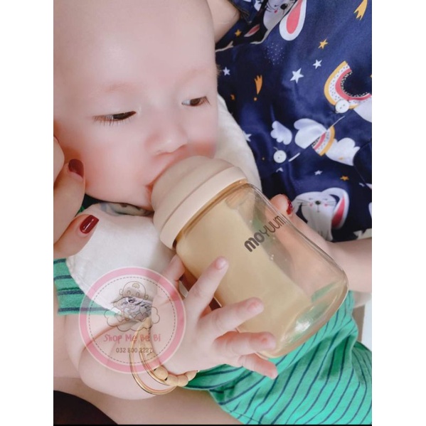 Bình Sữa Moyuum Hàn Quốc Kèm Núm Siêu Mềm Cho Bé 170ml/ 270ml
