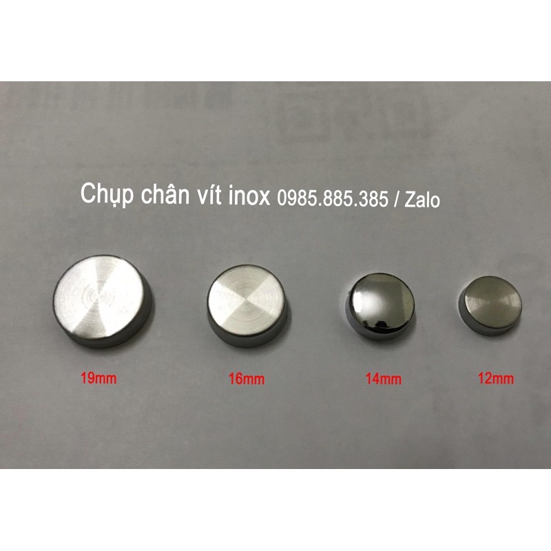 COMBO 20 chiếc chụp chân vít 16mm inox Sus 304 | BigBuy360 - bigbuy360.vn
