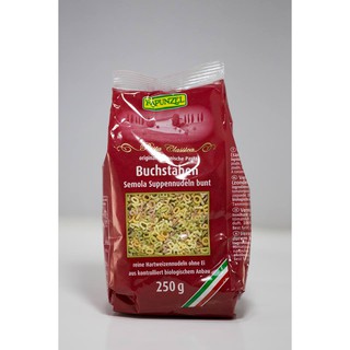 Nui ăn dặm hữu cơ - hình chữ ngộ nghĩnh Rapunzel 250g