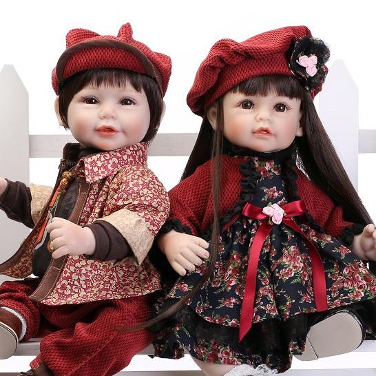 Búp bê 50 cm Gòn Tái Sinh NPK - Baby Silicone Reborn Handmade Dolls 20 inch