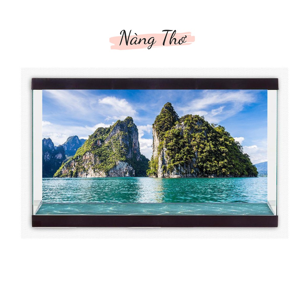 TRANH DECAL HỒ CÁ PHONG CẢNH_THIẾT KẾ NÀNG THƠ