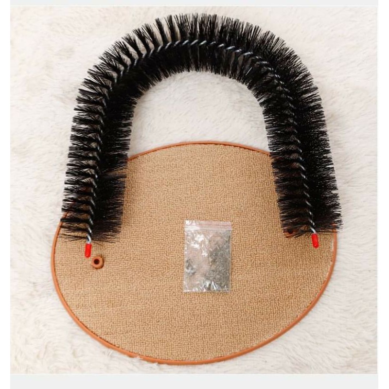 [Mã PET50K giảm Giảm 10% - Tối đa 50K đơn từ 250K] Trụ gãi ngứa cho mèo , Lấy lông rụng cho mèo tặng kèm catnip