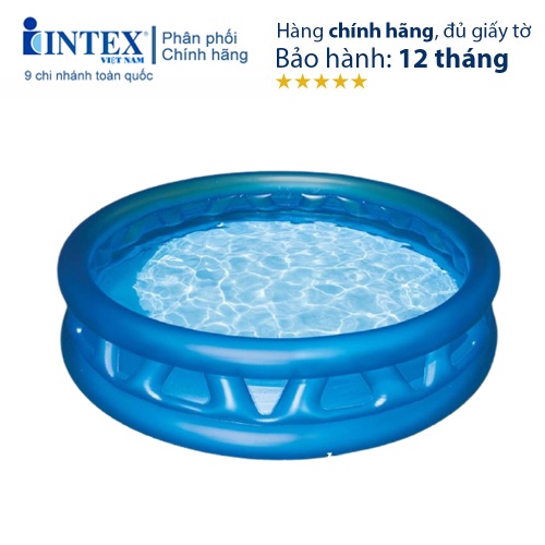 Bể bơi phao gia đình tròn xanh INTEX 58431