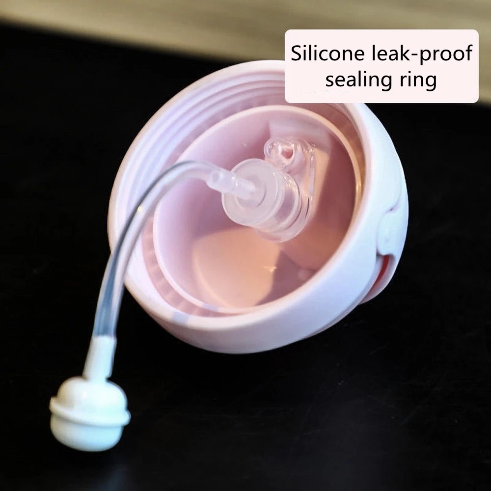 Bình Sữa Bằng Nhựa Pc Siêu Nhẹ Chống Rơi Có Ống Hút Cho Bé 250Ml