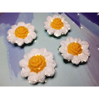 [ORDER 15 ngày] Móc khóa hoa cúc móc len mini - Crochet daisy