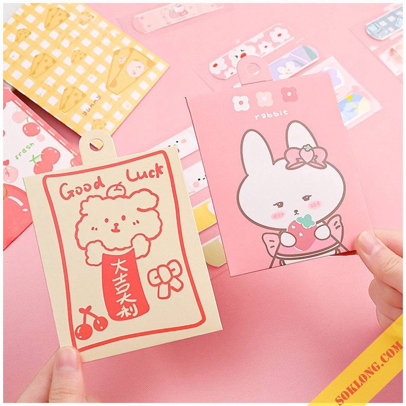 Bộ 12 urgo dễ thương K68 băng dán y tế cá nhân urgo cute kèm túi đựng hoạt hình SỔ KLONG