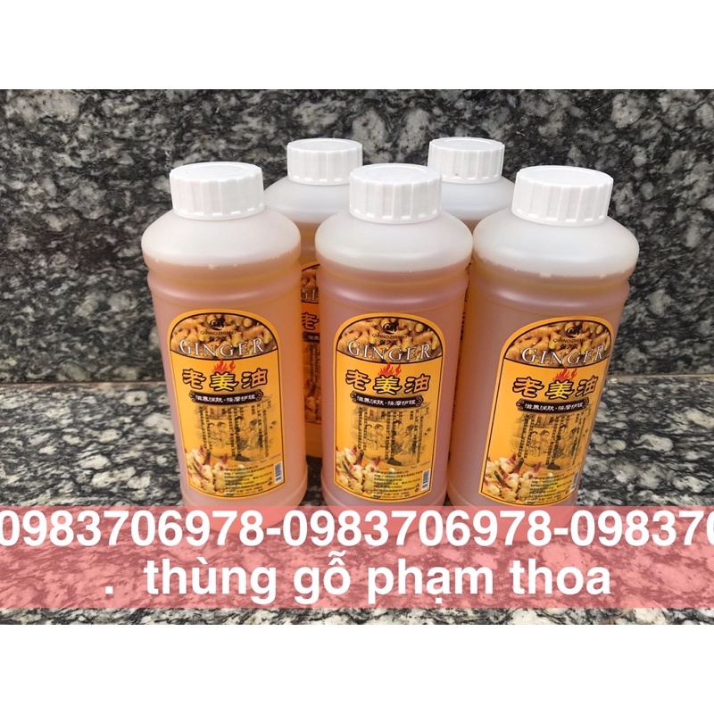 Tinh dầu gừng massage body nóng giảm béo,đả thông kinh lạc