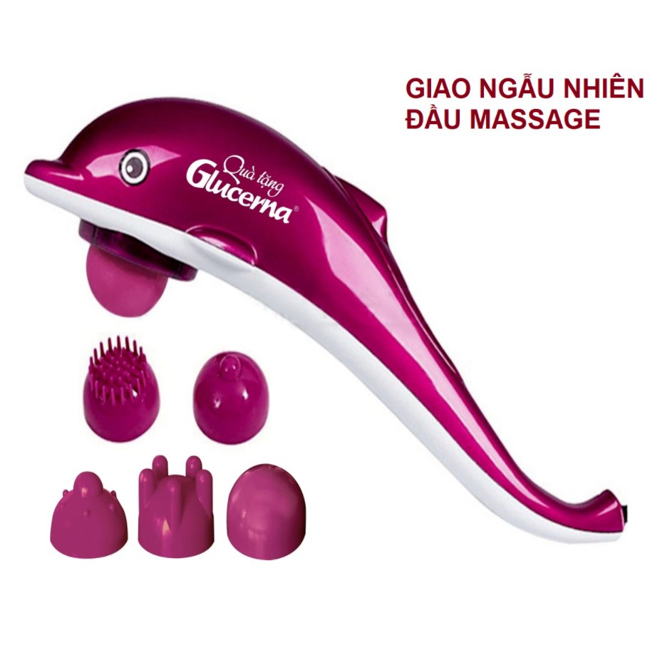 Máy Massage Cá Heo hồng ngoại 3 đầu (giao ngẫu nhiên đầu massage)