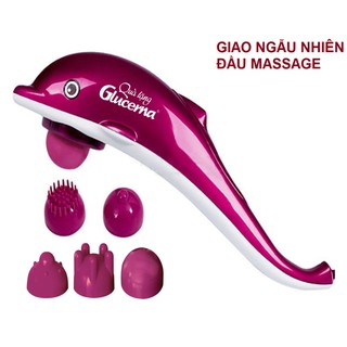 Máy Massage Cá Heo hồng ngoại 3 đầu (giao ngẫu nhiên đầu massage)