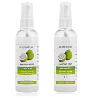 Combo 2 Serum Bưởi Milaganics (100ml/ Chai)