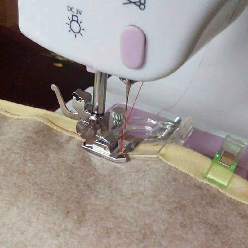Chân vịt đế chân vịt may dây viền gấp đôi sử dụng cho máy may gia đình đa năng