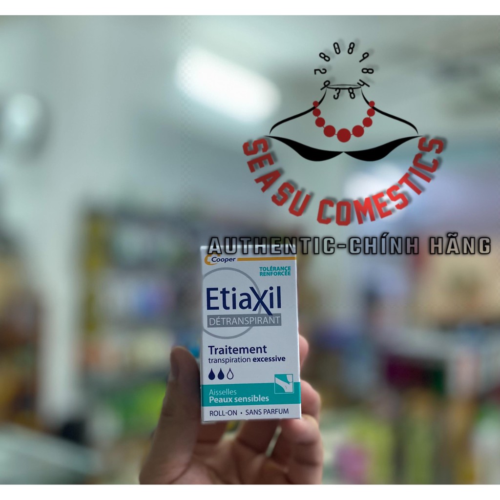 Lăn ngăn mùi và Mồ Hôi Etiaxil 15ml (mau xanh)