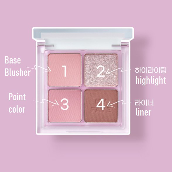 [HOLIKA ]Bảng phấn mắt má màu mộng mơ  - My Fave shadow palette 6 loại | BigBuy360 - bigbuy360.vn