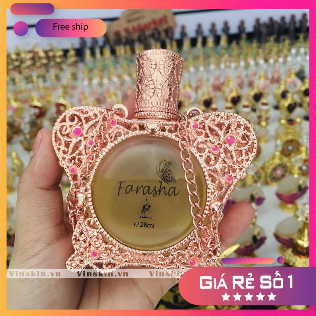 ⚡ 𝐆𝐈𝐀́ 𝐒𝐈𝐄̂𝐔 𝐑𝐄̉ ⚡ Tinh dầu nội địa dubai Farasha 28ml - chính hãng