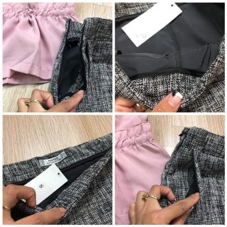 Quần váy dạ mango VNXK