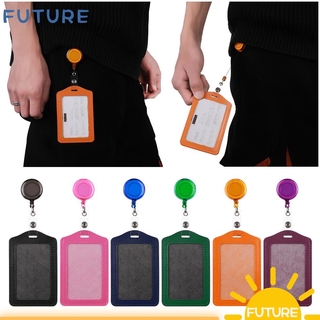 🎈FUTURE🎈 New Badge Case Worker Protective Shell ID Card Holder Transparent Safety Tag No Zipper Office Supplies/Multicolor