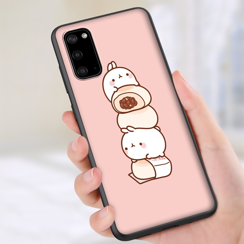 Samsung A8 Plus 2018 S20 Fe J2 J5 J7 Core J730 Pro Prime TPU Soft Silicone Case Casing Cover PZ114 Manga Molang