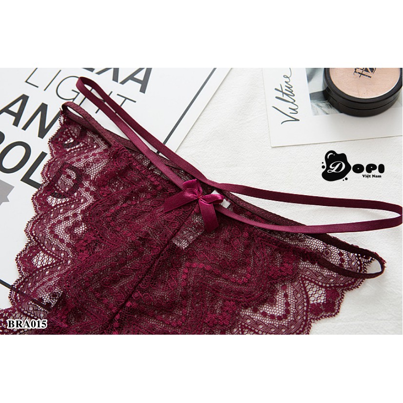 (BRA015) Quần lót nữ quần chíp nữ cạp dây gợi cảm sexy chất liệu ren cao cấp | WebRaoVat - webraovat.net.vn