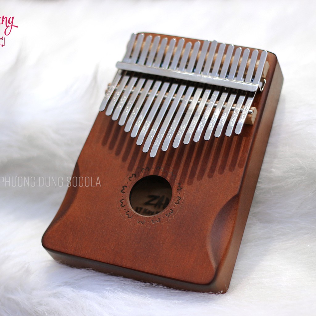 Đàn Kalimba Gỗ - có khắc sẵn nốt -  Có vạt tì tay