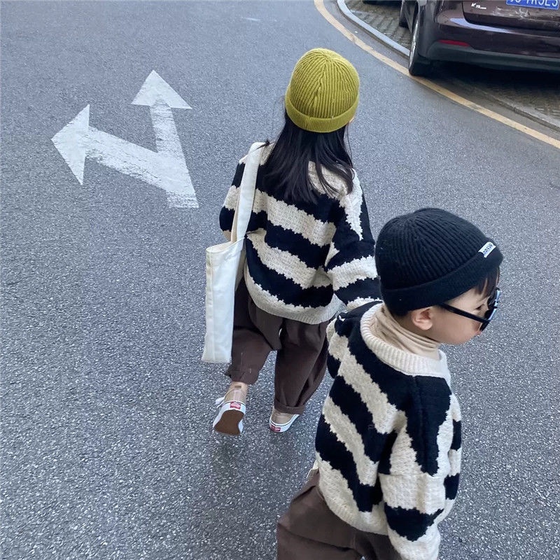 Áo khoác cardigan kẻ sọc xinh xắn thời trang dành cho bé