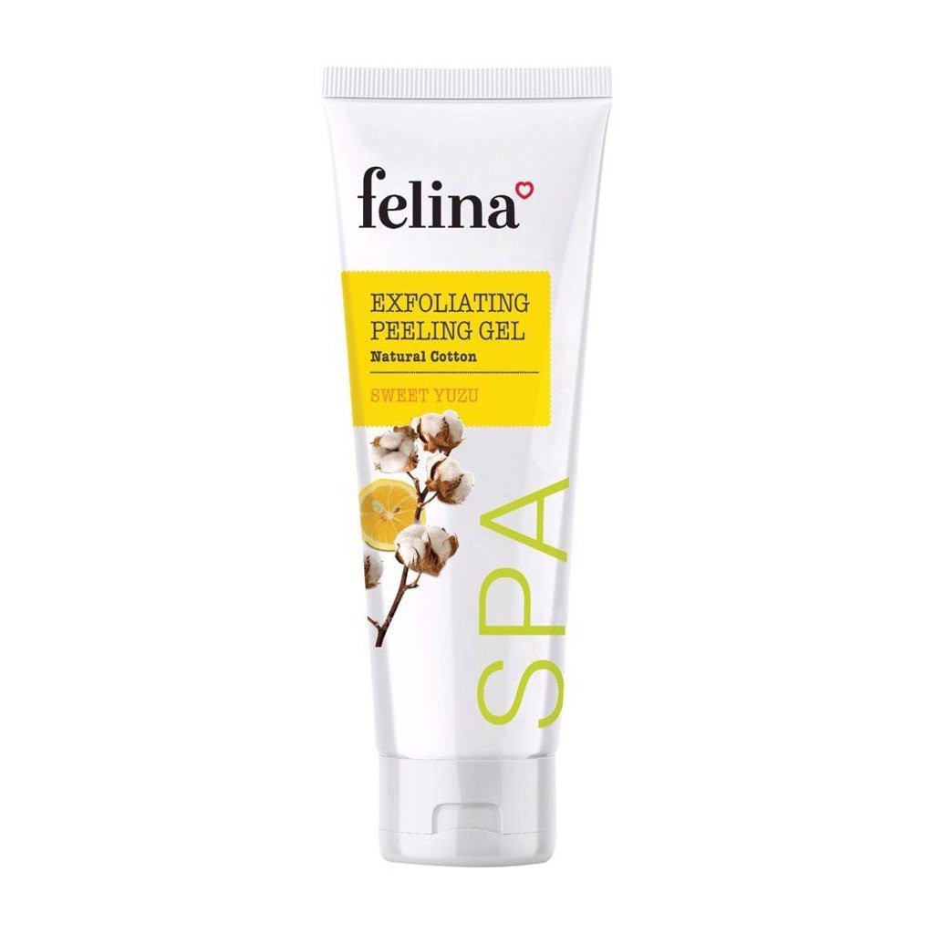 Tẩy tế bào chết Felina dạng gel 300ml - Hạt mơ nghiền Body Scrub